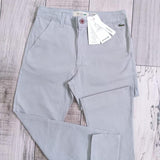 Calça Lacoste de Sarja Stretch Slim Fit - Cinza