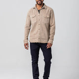 Camisa Sarja Rock e Soda Masculina - Kaqui / 45800