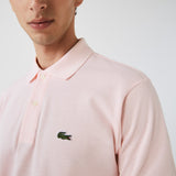 Camisa Gola Polo Lacoste Regular Fit Rosa Bebê