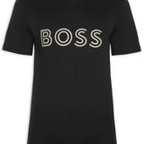 Camiseta Hugo Boss Regular Fit Logo Preto
