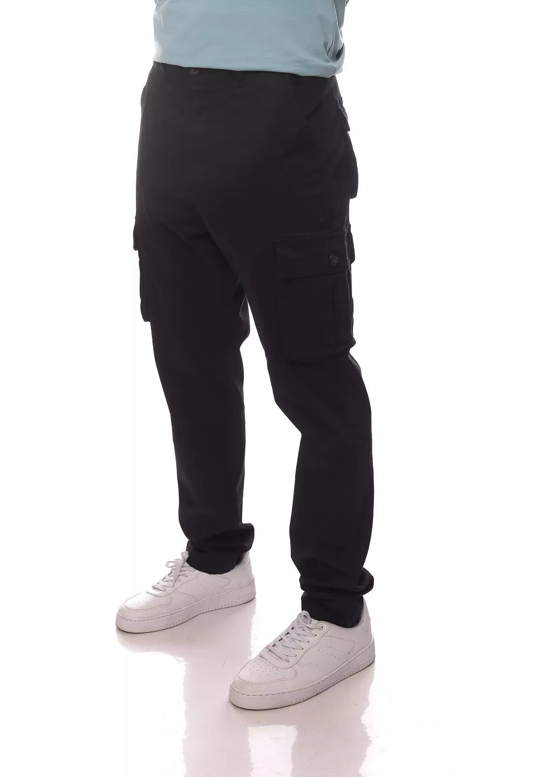CALÇA CARGO COLOR MASCULINA - PRETA / REF49446