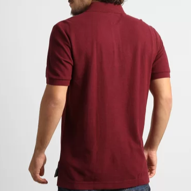 Camisa Gola Polo Tommy Hilfiger Masculina Coupe Sur Ivy - Marsala