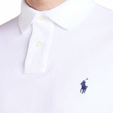 Camisa Gola Polo Ralph Lauren Masculina Custom Fit - Branca