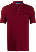 Camisa Gola Polo Ralph Lauren Masculina Custom Fit - Marsala