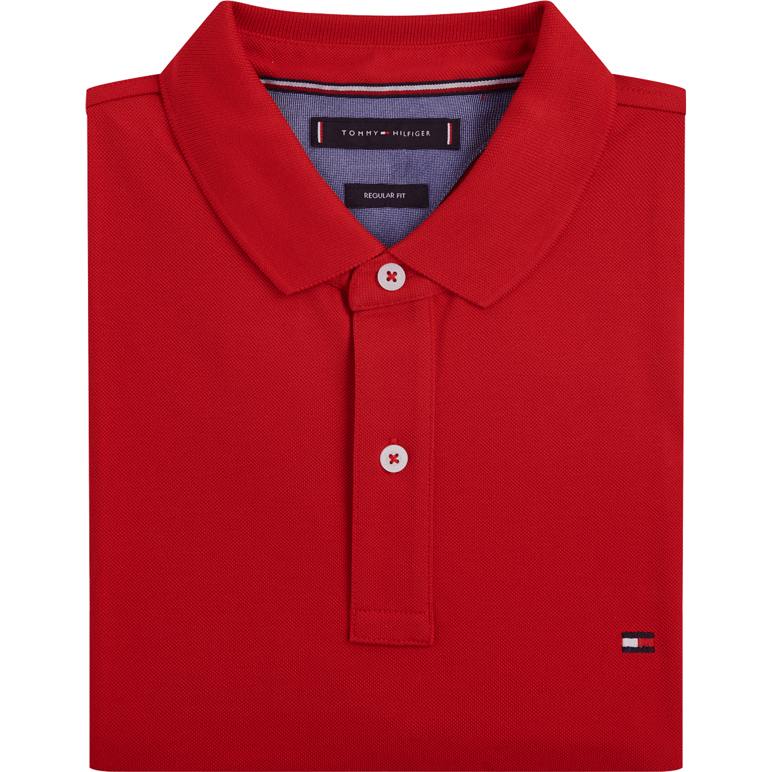 Camisa Gola Polo Tommy Hilfiger Masculina Coupe Sur Ivy - Vermelha