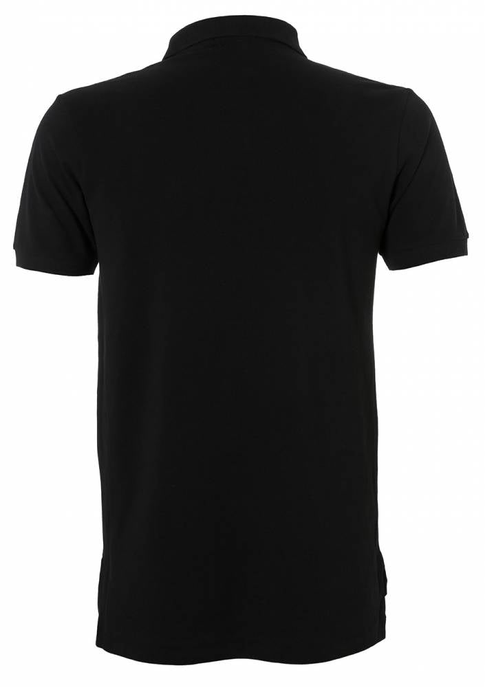 Camisa Gola Polo Ralph Lauren Masculina Custom Fit - Preta