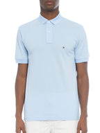 Camisa Gola Polo Tommy Hilfiger Masculina Coupe Sur Ivy - Azul Bebê