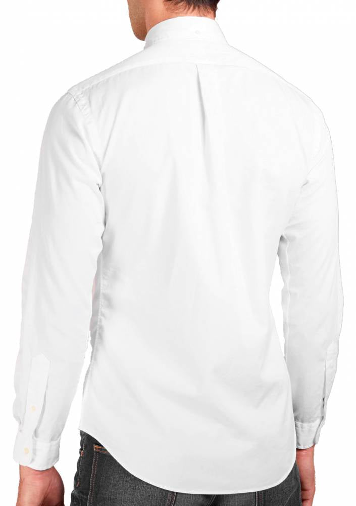 Camisa Social Ralph Lauren Oxford - Branca