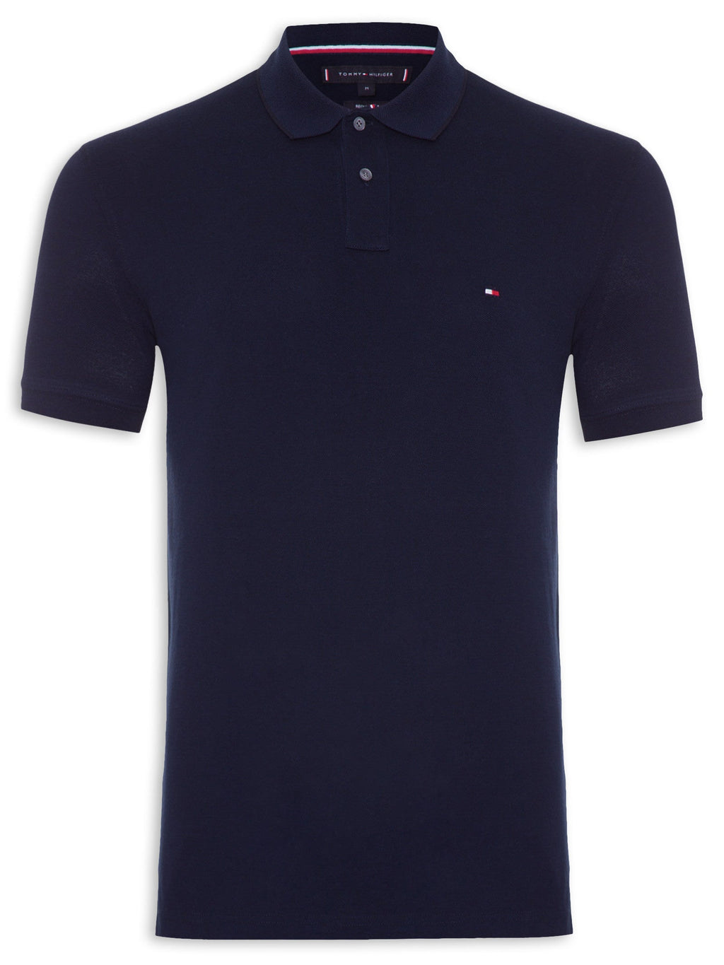 Camisa Gola Polo Tommy Hilfiger Masculina Coupe Sur Ivy - Azul Marinho
