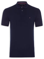 Camisa Gola Polo Tommy Hilfiger Masculina Coupe Sur Ivy - Azul Marinho