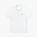 Camisa Gola Polo Lacoste Regular Fit Branca