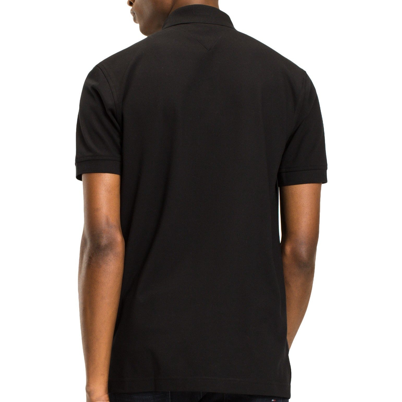 Camisa Gola Polo Tommy Hilfiger Masculina Coupe Sur Ivy - Preta