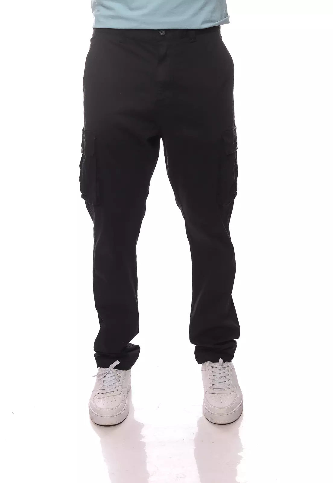 CALÇA CARGO COLOR MASCULINA - PRETA / REF49446