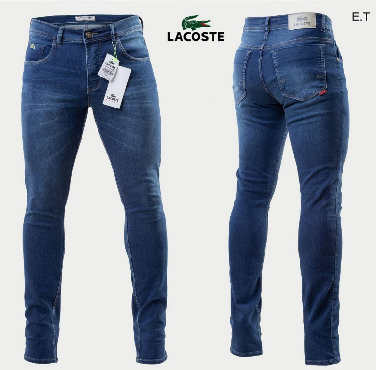 Kit 3 Camisetas e 3 Calças Jeans Lacoste