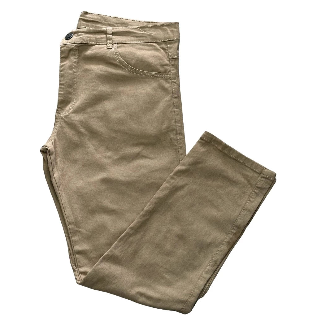 ULTIMA OPORTUNIDADE Calça Reta Masculina em Sarja 3 Unidades