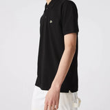 Camisa Gola Polo Lacoste Regular Fit Preta