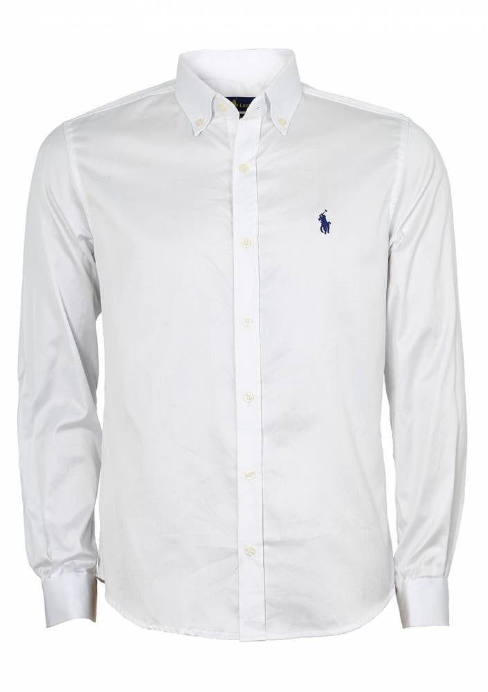 Camisa Social Ralph Lauren Oxford - Branca