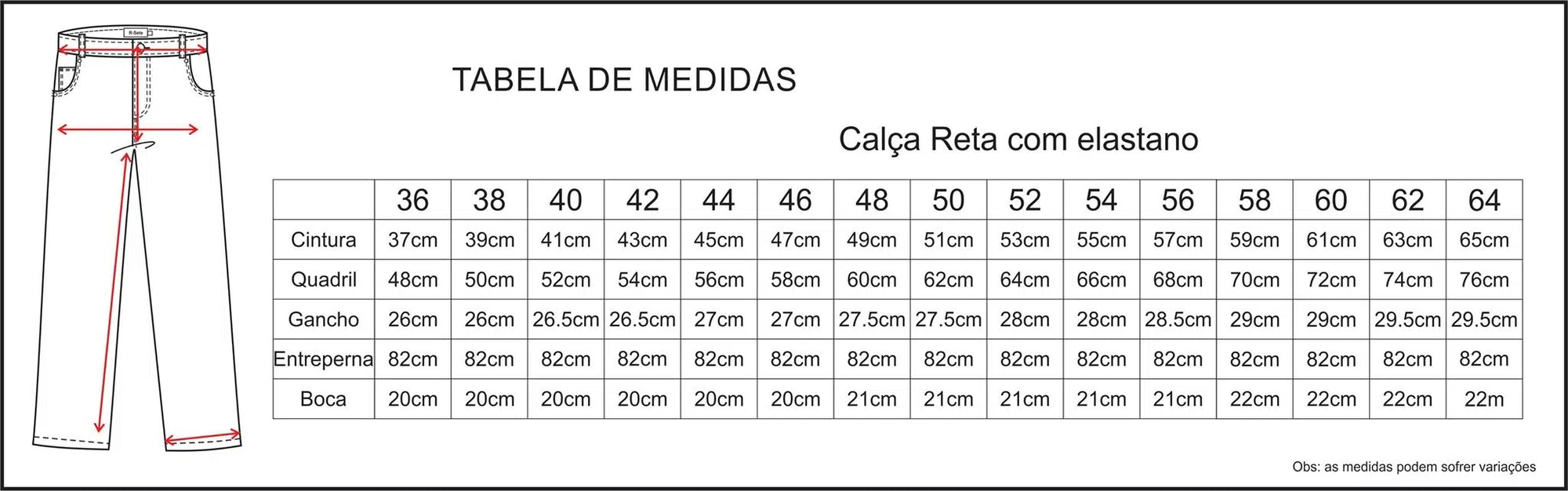 Kit 3 Camisetas e 3 Calças Jeans Lacoste